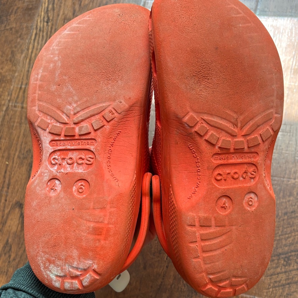 Neon Orange Crocs - Picture 6 of 6